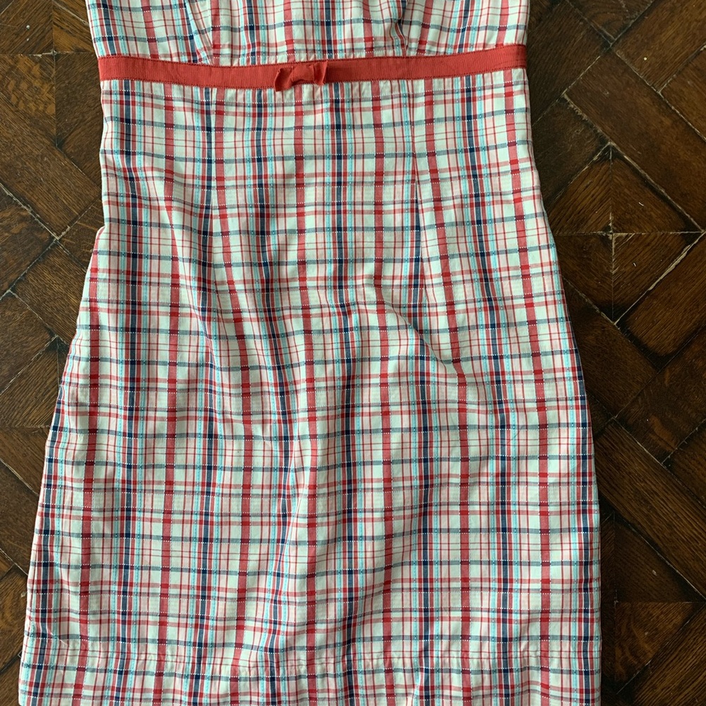 Lilly Pulitzer Plaid Strapless Dress - Picture 3 of 7
